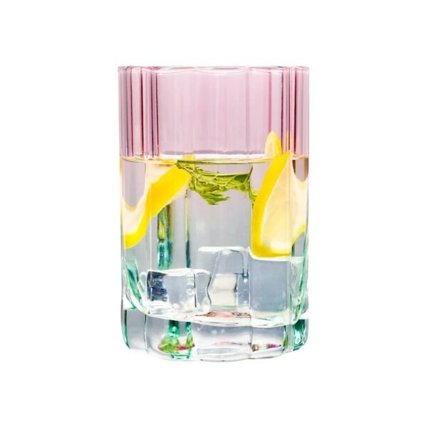 TK Peach Blossom Flower Glass Set of 4 – Lead-Free