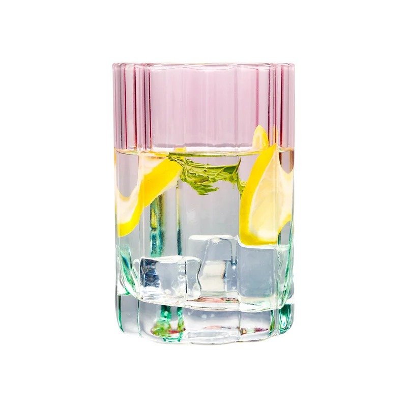 TK Peach Blossom Flower Glass Set of 4 – Lead-Free