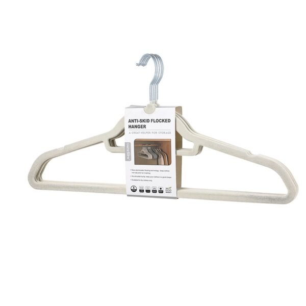 TK Pack of 5 Velvet Non-Slip Closet Hangers
