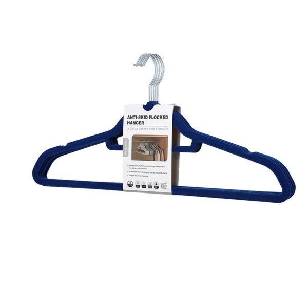 TK Pack of 5 Velvet Non-Slip Closet Hangers
