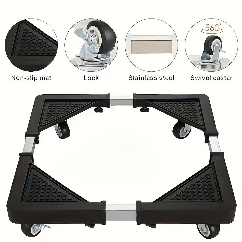 Adjustable Appliance Moving Base – Heavy Duty Rolling Stand