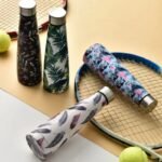 TK Graphic Vacuum Stainless Steel Bottle – 400ml Insulated Water Flask