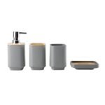 TK Set of 4 Bathroom Countertop Accessories – Stylish & Functional