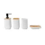 TK Set of 4 Bathroom Countertop Accessories – Stylish & Functional