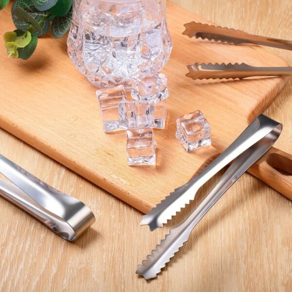 TK Mini Stainless Steel Ice Clip Tongs
