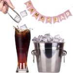 TK Mini Stainless Steel Ice Clip Tongs