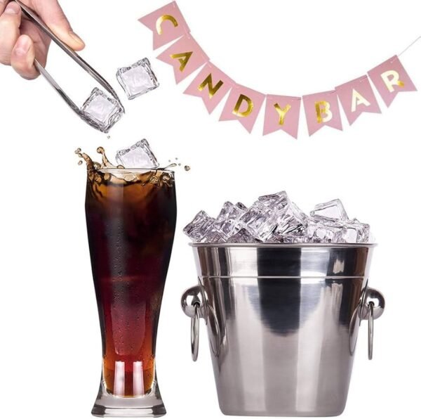 TK Mini Stainless Steel Ice Clip Tongs