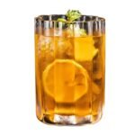 TK Lead-Free Crystal Clear Flower Shaped Glass Set – Elegant Drinkware, Set of 4