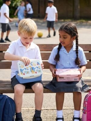 TK 3-Section Lunch Box for Kids – Clip-On Portable Food Container