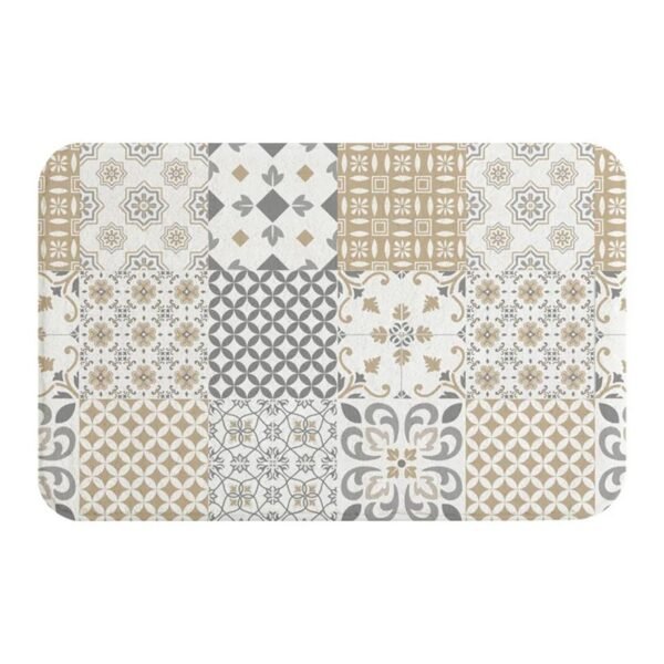 TK Graphic Bathroom Mat – Anti-Slip & Soft