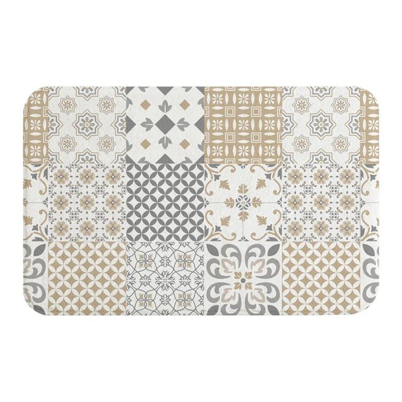 TK Graphic Bathroom Mat – Anti-Slip & Soft