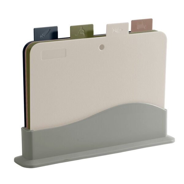 TK Multifunction Cutting Board Set – 4 Boards with Holder