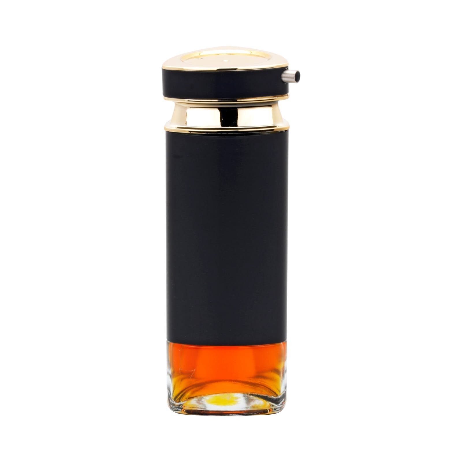 Triangular Oil & Vinegar Dispenser – Glass & Metal Multi-Purpose Bottle