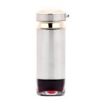 Triangular Oil & Vinegar Dispenser – Glass & Metal Multi-Purpose Bottle