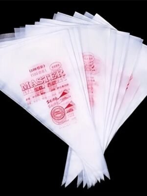100pcs Disposable Plastic Piping Icing Bags