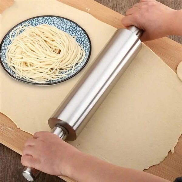 TK Stainless Steel Rolling Pin – Perfect for Baking & Dough