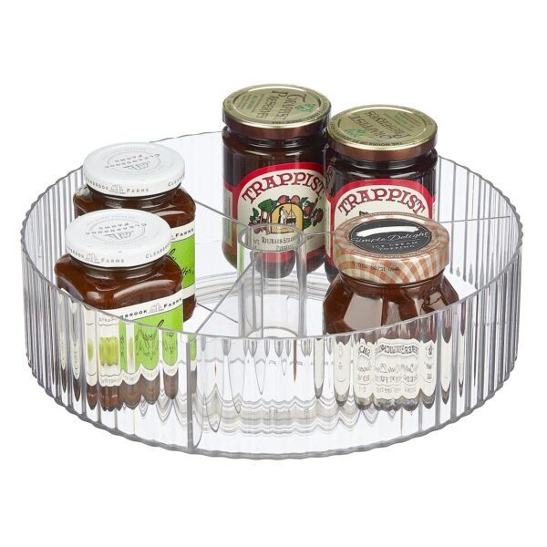 TK Rotating Platform Lazy Susan Organizer – 360° Kitchen Storage Tray
