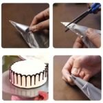 100pcs Disposable Plastic Piping Icing Bags