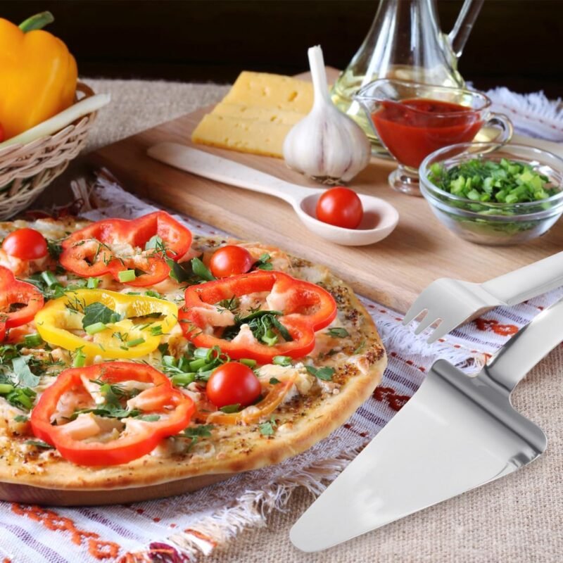 TK Pizza & Cake Serving Tongs – Multi-Purpose Kitchen Tool