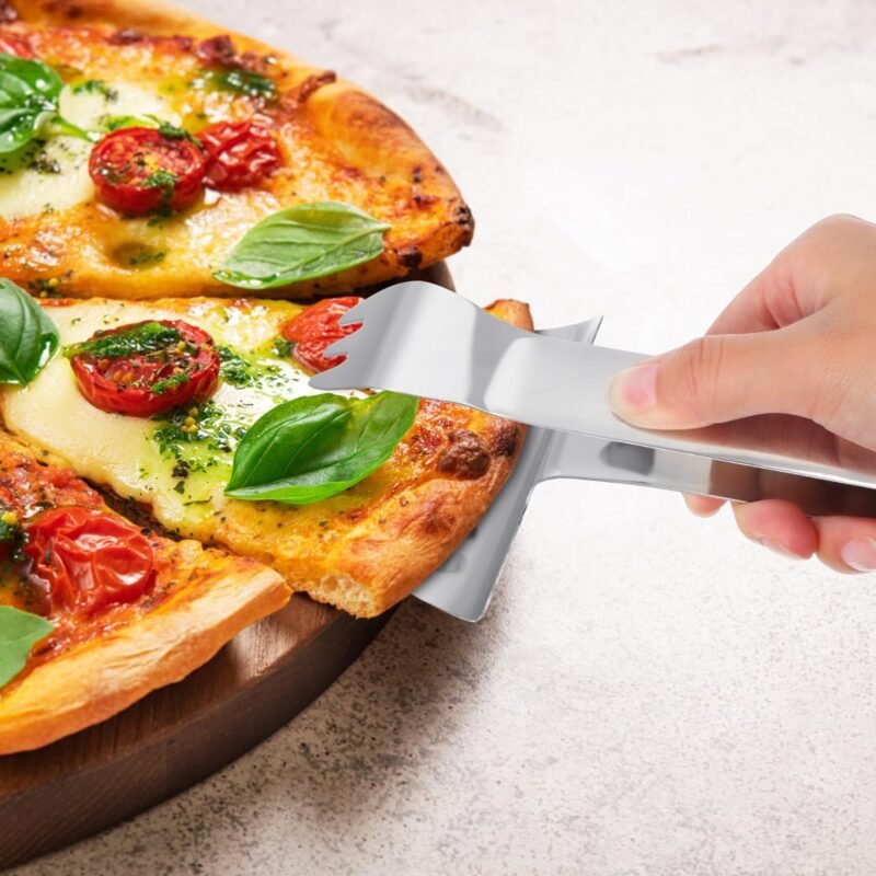 TK Pizza & Cake Serving Tongs – Multi-Purpose Kitchen Tool