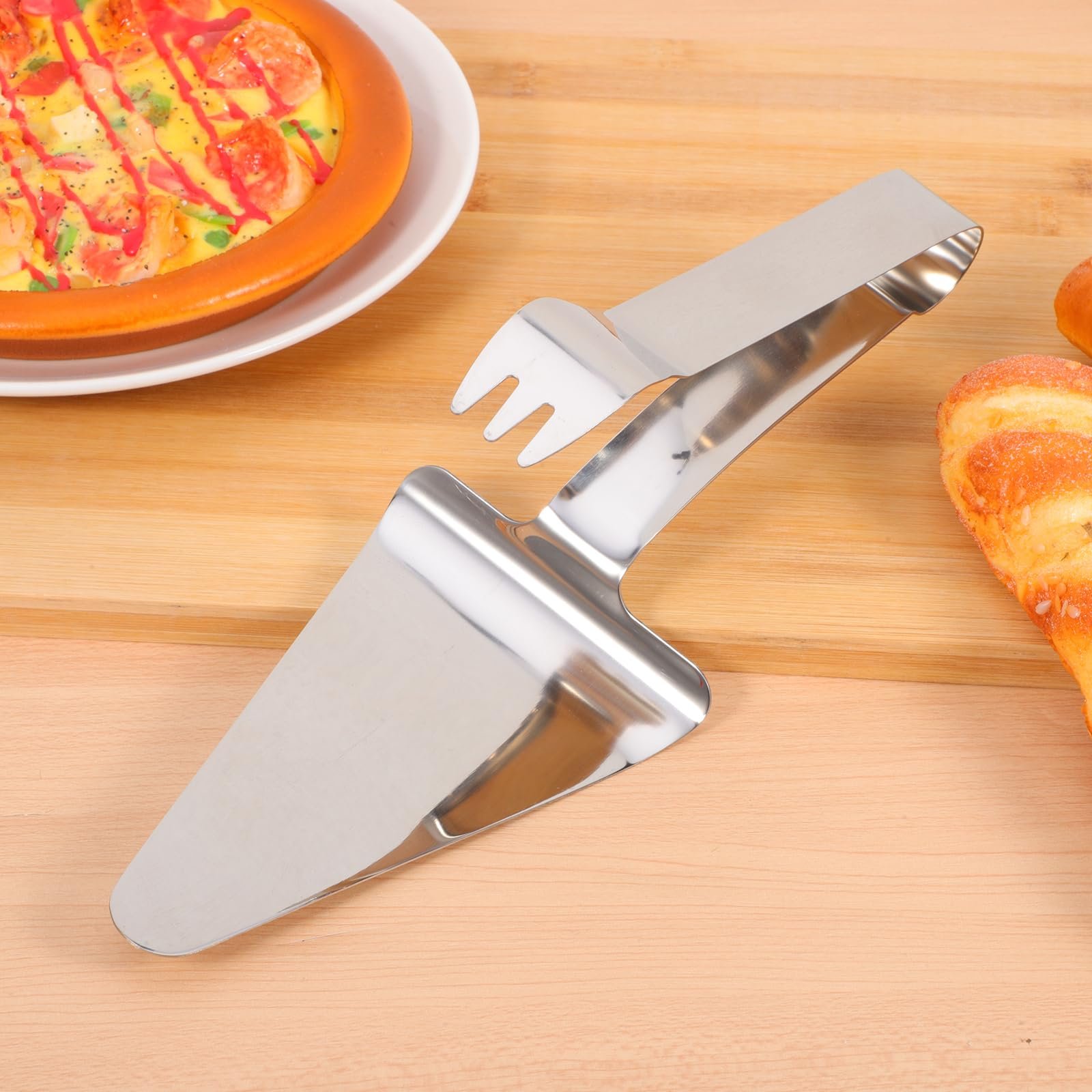 TK Pizza & Cake Serving Tongs – Multi-Purpose Kitchen Tool