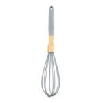 TK 12" Silicone Egg Whisk with Wooden Connector – Heat Safe Kitchen Whisk