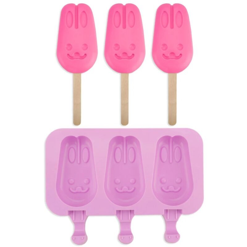 Silicone Ice Pop Mold – Frozen Treats Maker with 50 Sticks