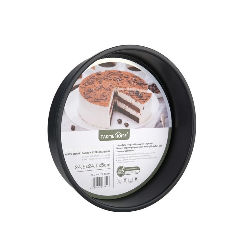 TK Heavy Grade Carbon Steel Round Baking Pan – Non-Stick