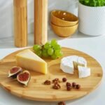 TK Bamboo Rotating Food Plate – Lazy Susan Serving Tray