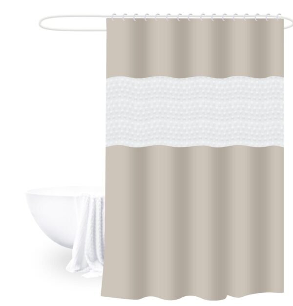 TK Shower Curtain – Waterproof Bathroom Curtain