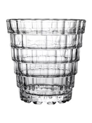 Round Stackable Water Glass – Durable Drinkware (Set of 6)
