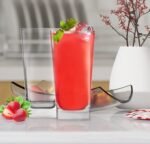 6-Piece Square Bottom Water Glass Set