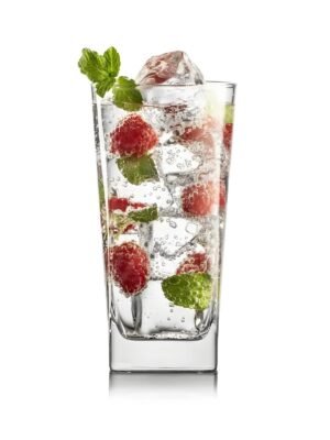 6-Piece Square Bottom Water Glass Set