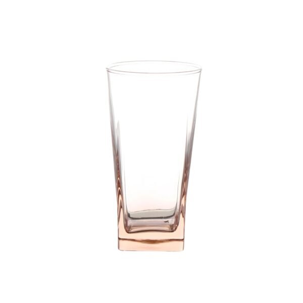 6-Piece Square Bottom Water Glass Set