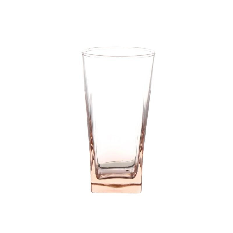 6-Piece Square Bottom Water Glass Set