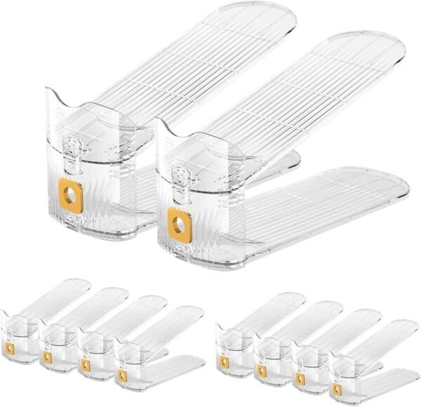Adjustable Shoe Slot Organizer – Space Saving Shoe Holder
