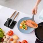 TK Silicone Utensil Rest – 4 Slot Kitchen Holder