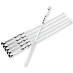 TK 6-Piece Iron BBQ Skewer Set – 45cm