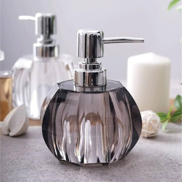 TK Round Acrylic Soap & Lotion Dispenser with ABS Pump