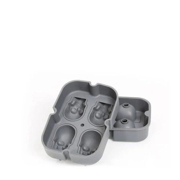 TK Skull Silicone Ice Mold – 4 Piece Ice Tray Set