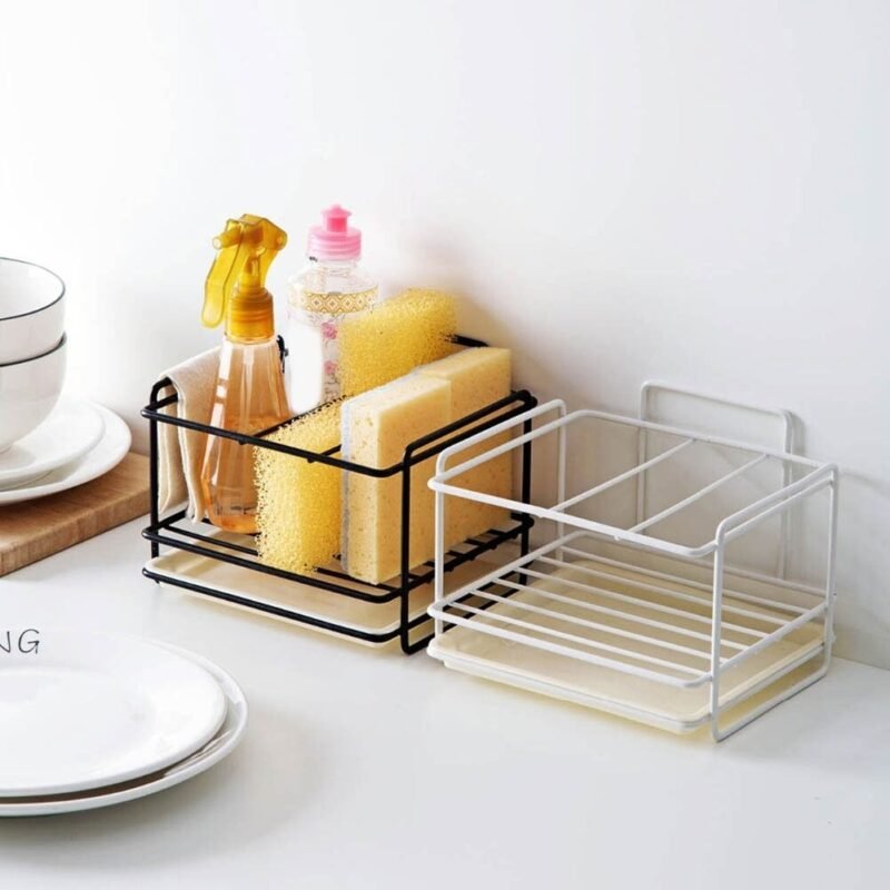 TK Compact Sink Organizer With Drip Tray