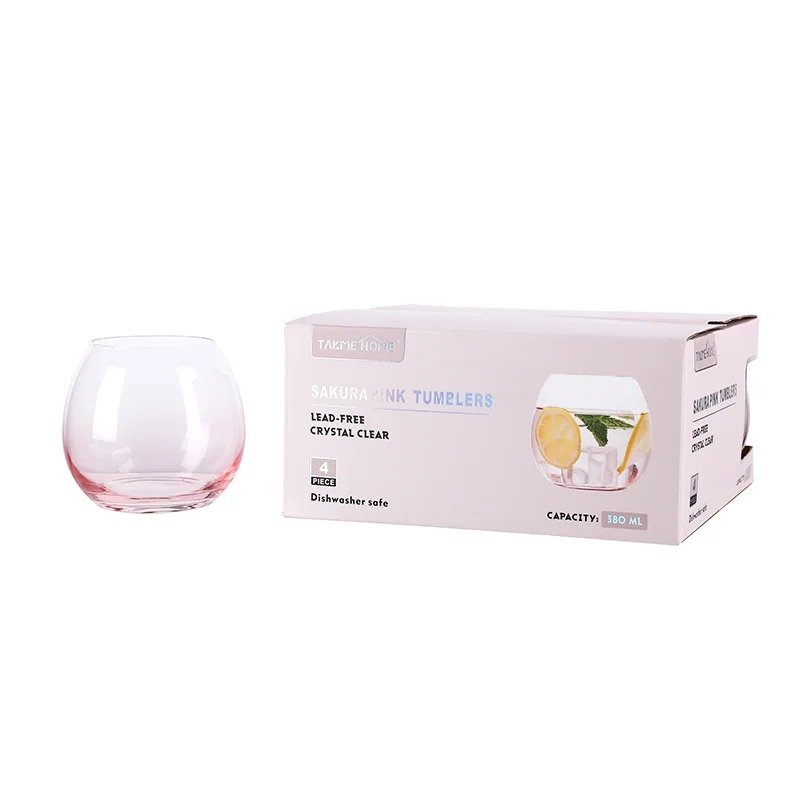 TK Arc Drinking Glass Set of 4 – Modern Everyday Glassware