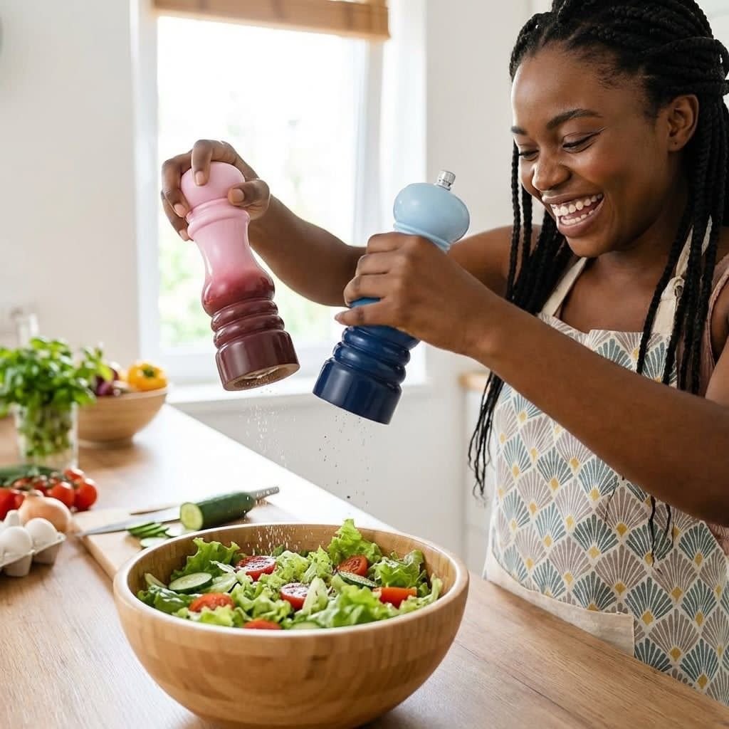 TK Salt & Pepper Grinder – Stylish Ombre Spice Mill