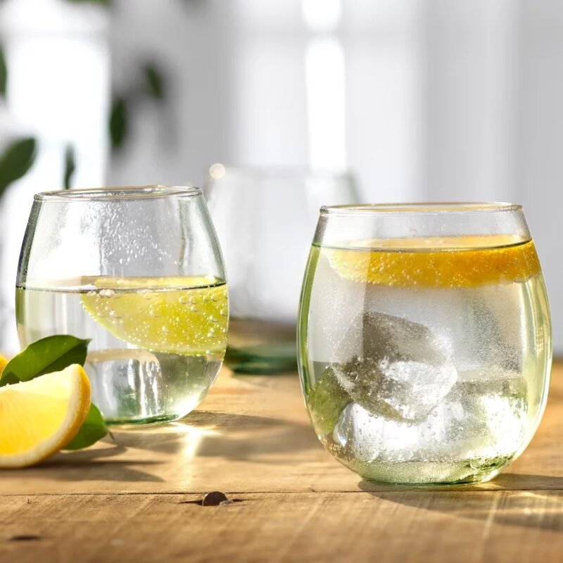 TK Arc Drinking Glass Set of 4 – Modern Everyday Glassware