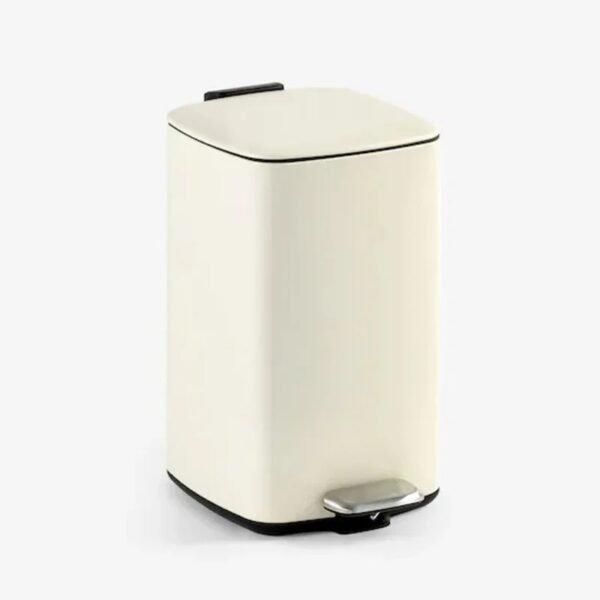 TK 20L Square Pedal Bin – Metal Trash Can for Home & Office
