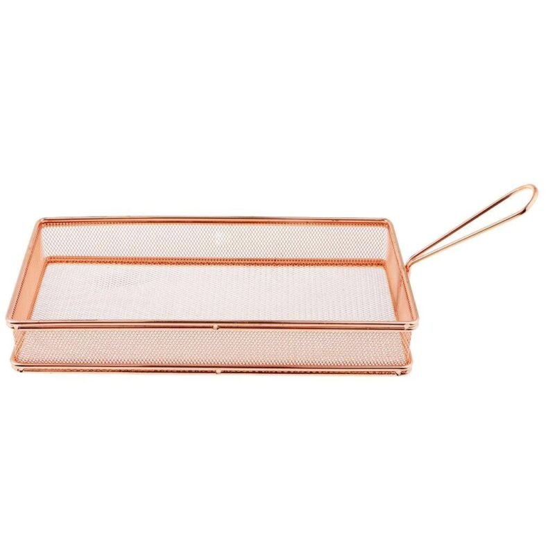 Stainless Steel Rectangular Frying Basket