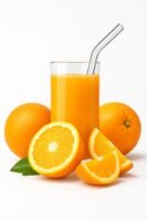 TK Borosilicate Glass Straw Set – Reusable Drinking Straws (4 Pack)