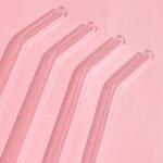 TK Borosilicate Glass Straw Set – Reusable Drinking Straws (4 Pack)