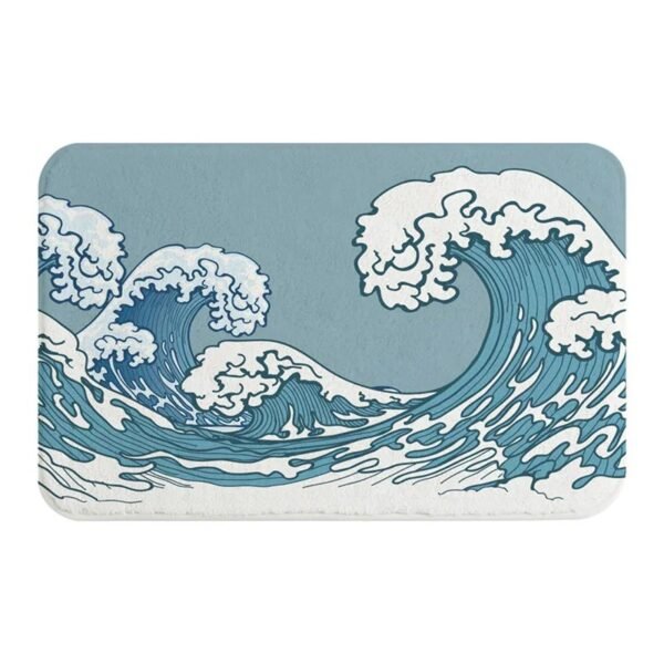 TK Graphic Bathroom Mat – Anti-Slip & Soft