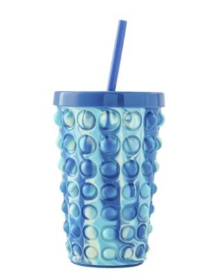 TK Pop Fidget Tumbler with Straw – Fun Interactive Drink Cup
